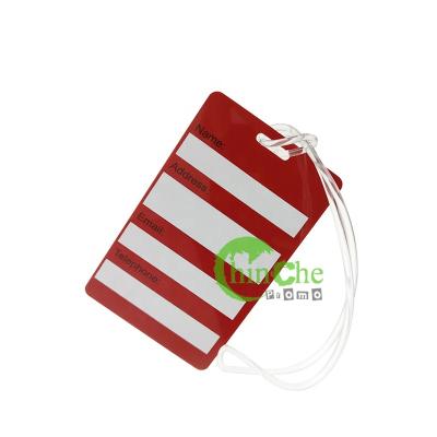 China Promotion MOQ 50pcs Luggage Hard Tag With LOGO Imprint for sale