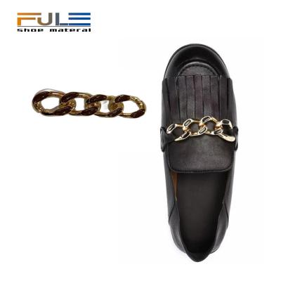 China Custom cheap ladies decorative metal gunmetal shoes buckles FULI-M0010 for sale