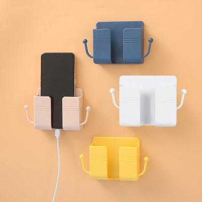 China PORTABLE Kitchen Storage Case Plug Charging Sturdy Hanging Universal Mobile Shower Wall Mounted Phone Holder for sale