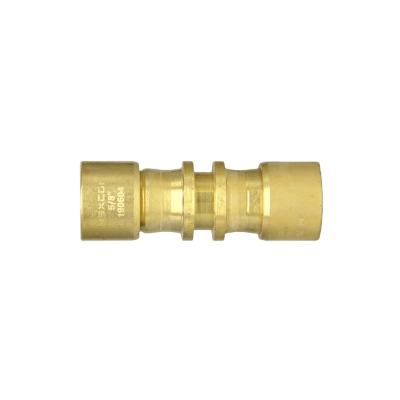 China Commercial Solderless Connection Brass Fittings - No-fire Connector, Brass Straight Coupler for sale