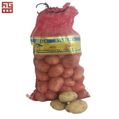 China Mesh Packing Sack Pe Tubular Vegetable Mesh Bag Red Onion Firewood Pp Vegetable Fruit Packing and Storage Agriculture 30kg PE/PP for sale