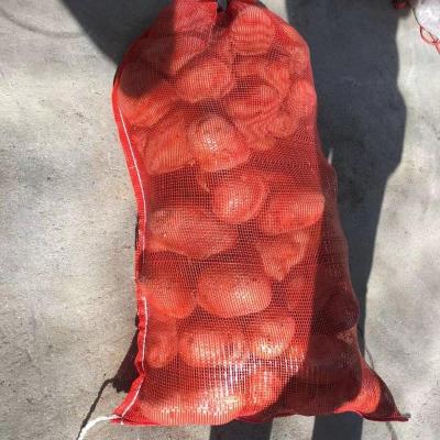 China 25kg PP Mesh Bag Vegetables Packing Onion Potatoes Garlic Packing Bags zu verkaufen