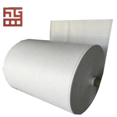 China 100% PP Material Fabric Made Recycled Plastic woven polypropylene fabric in roll à venda