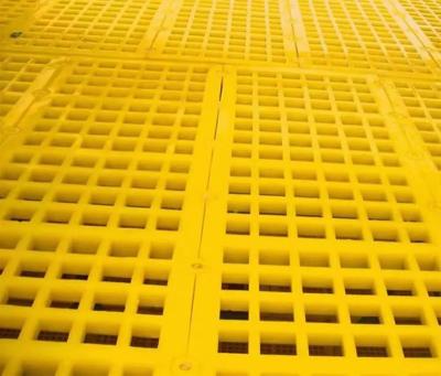 China Ore mining Wear-resisting Polyurethane Dewatering Screen Vibrating Pu Screen Mesh Panel for sale