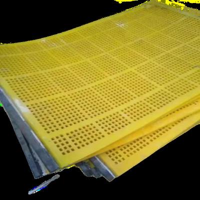 China Ore mining Pu Quarry Stone Vibrating Screen Mesh Sieve Plate Polyurethane Screen Panel Sieve Plate Mining Polyurethane Screen Mesh Panel for sale