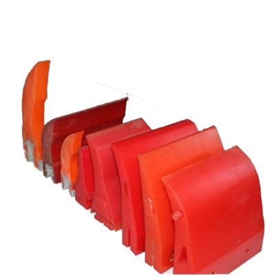 China Mining Poly Urethane Conveyor Belt Scraper Pu Primary Belt Cleaner for sale