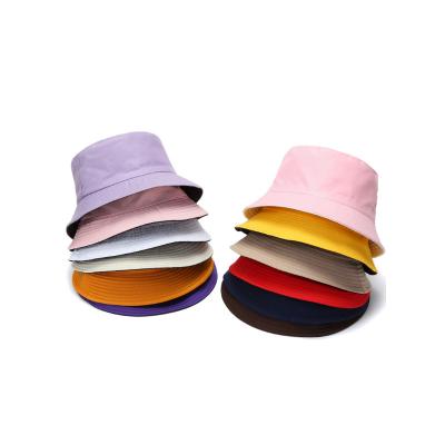 China Custom Logo Bulk Fisherman Unisex Bucket Hats Embroidery Bucket Hat Casual OEM New Design With String for sale