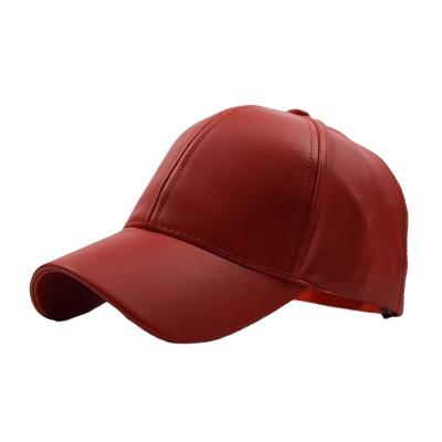 China 2019 New Design COMMON 2019 New Design Men's Leather Hat Fashion High Quality Custom Promotional Leather Military Baseball Cap Sports Cap for sale