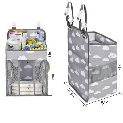 China Night Light Spot Diaper Wall Bedside Storage Stroller Hanging Bag for sale