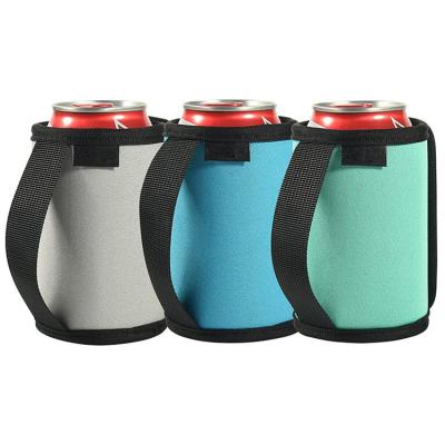 China Waterproof 12oz Neoprene Can Cooler Sleeve Insulator Can Cover Insulated Grip Box Sleeves for sale