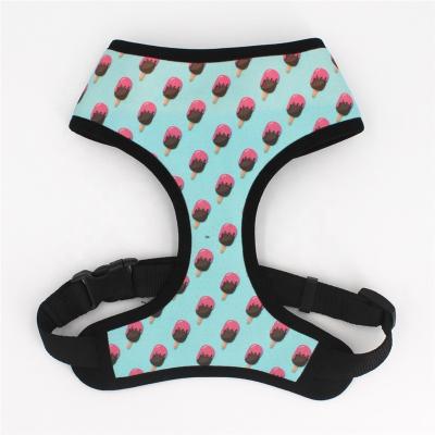 China Lights High Quality Neoprene Padding Strap Dog Vest Harness Aluminum Alloy Fitting Quick Release Lightweight Nylon Dog Harness for sale