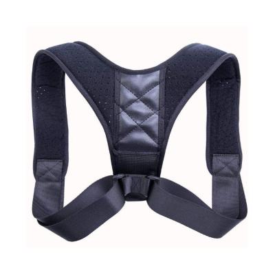 China Comfortable Neoprene Back Shoulder Belt Clavicle Support Cushion Upper Back Brace Posture Corrector for sale