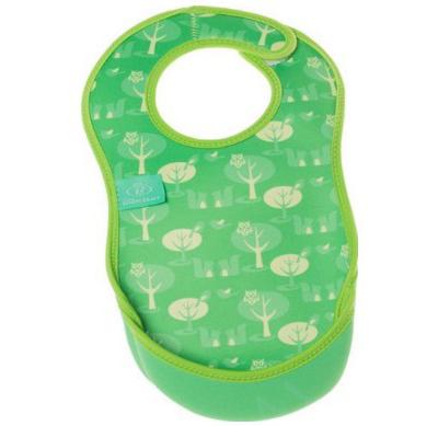 China Baby Food Bib Neoprene Baby Bib Antibacterial Waterproof Printed Feeding Bibs for sale