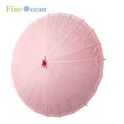 China Cheap Promotion Peach Color Wedding Chinese Paper Oil Decorations Umbrella for sale