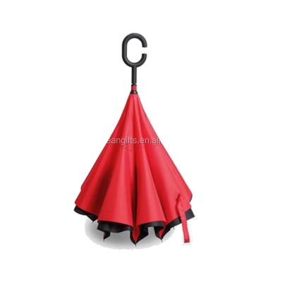 China Newly-developed Modern Anti-wet Reverse Open Upside Down Inverted Umbrella for sale