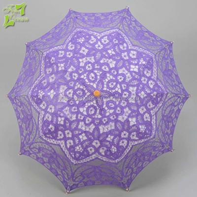 China Wedding Umbrella Fashion Wholesale High Quality Trend Parasol Portable Folding Ivory Wedding Umbrella for sale