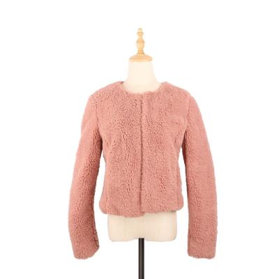 China Factory Customized New Faux Fur Coat Jackets 2021 Fashion Women Faux Fur Jacket for sale