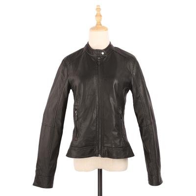 China 2020 Hot Ladies Style Motorcycle PU Leather Jacket Jackets Wholesale for sale