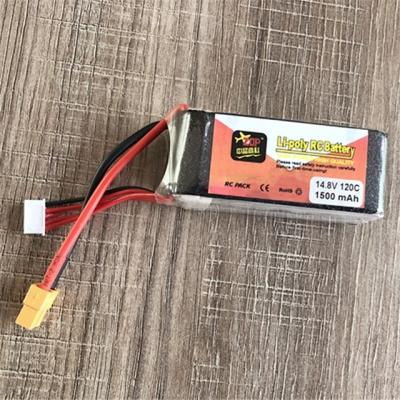 China Toys 14.8V 1500mAh 120C Battery Pack For RC Helicopter for sale