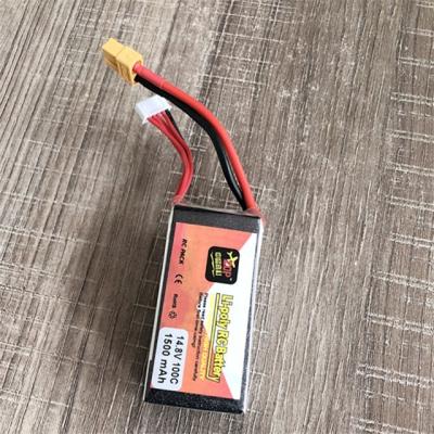 China Toys 14.8V 1500mAh 100C Battery Pack For RC Airplanes for sale