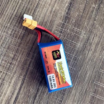 China Toys 14.8V 1300mAh 30C Battery Pack For RC Car for sale