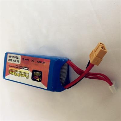 China Toys 14.8V 1300mAh 30C Battery Pack For RC Model Helicopter for sale