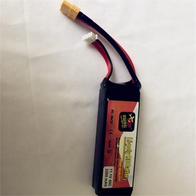 China Toys 11.1V 2200mAh 40C Battery Pack For RC Drone for sale