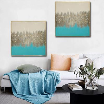 China Hot Selling Art Decor Modern Oil Paintings Handcrafted Interior Home Decoration Hotel Wall Hanging Pictures for sale