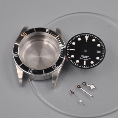 China Auto Watch Case 41mm Dial Hands 316L Stainless Steel Sapphire Crystal Sapphire Crystal Fit ETA 2836 Miyota 821sreies NH35 NH35A Movement Watches Part for sale