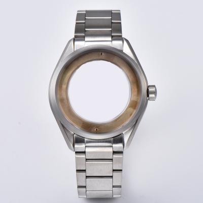 China 41mm Stainless Steel Watches Parts 316L Stainless Steel Fit ETA 2836/2824 Miyota8215 821A Movement For Men's Watch Case for sale