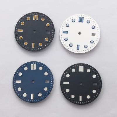 China 31mm Fit Automatic Movement NH35 NH35A NH36 Movement Luminous Watch Sterile Dial 31mm for sale