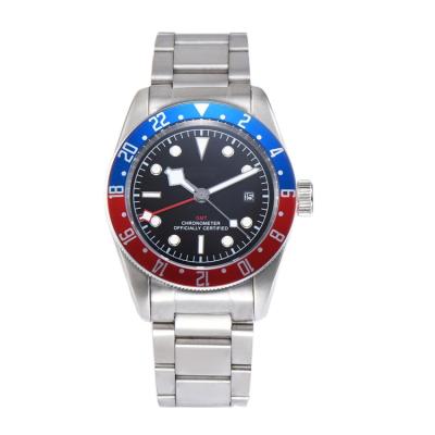 China High Quality Sport Mens GMT Date Case Dial SS Black DIVER 41mm Corgeut Watches for sale