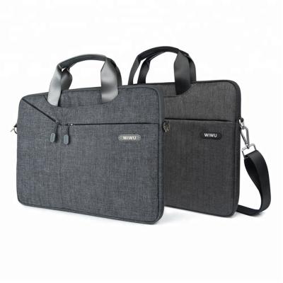 China Business Nylon Bags and Cases Wholesaler 2019 WiWU Hot Selling Waterproof Nylon Laptop Bags Briefcase ShoulderLaptop Bags and Covers for sale