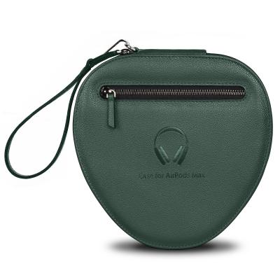 China For Earphone WiWU Protective Travel Case For Airpods Max Waterproof Auto-sleep PU Leather Storage Earphone Case Bag Smart Bag for sale