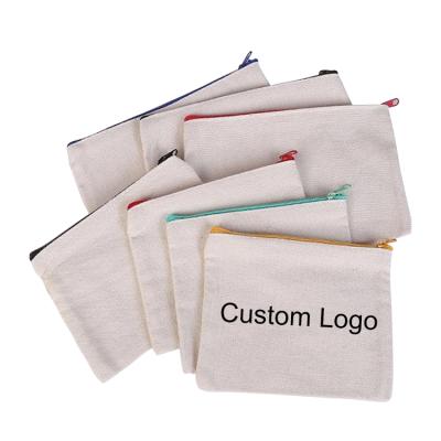 China Schools & Custom Offices Printing Eco Canvas Bags Material Pen Case Package Student Pencil Bag With Zipper Wholesale for sale