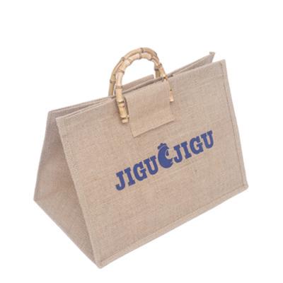 China Wholesale Reusable Manufacturer Jute Eco-friendly Luxury Coated Canvas Shopping Bag for sale