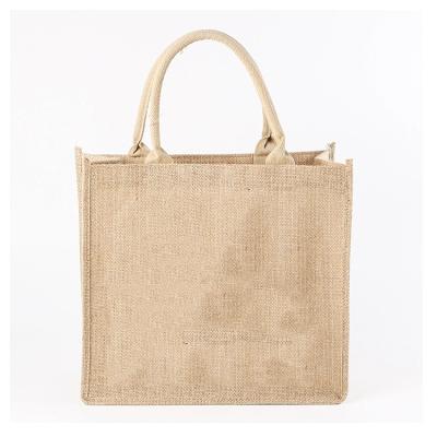 China Reusable Custom Wholesale Jute Eco-Friendly Material Shopping Bags Antibacterial And Non Berry Producer With Logos for sale