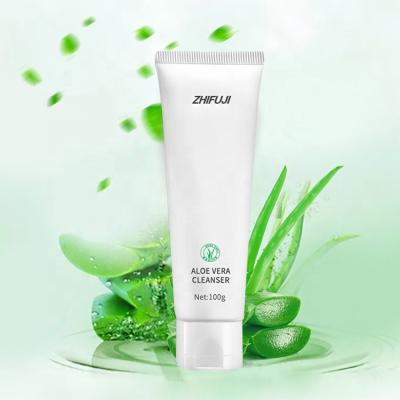 China Wholesale Acne Treatment Private Label OEM ODM 100ml Nature Plant Extract Aloe Vera Vera Cleanser For Acne Sensitive Skin for sale