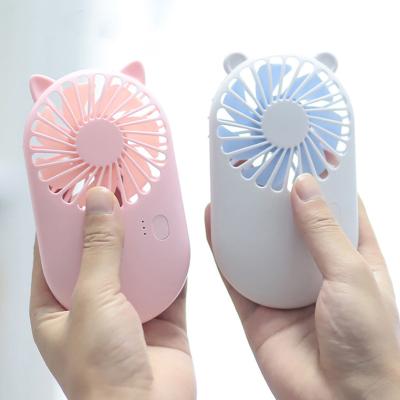 China Handheld Personal Fan Hand Held USB Mini Portable Electric Rechargeable Fan Portable/Powerful Wind Battery Small for sale