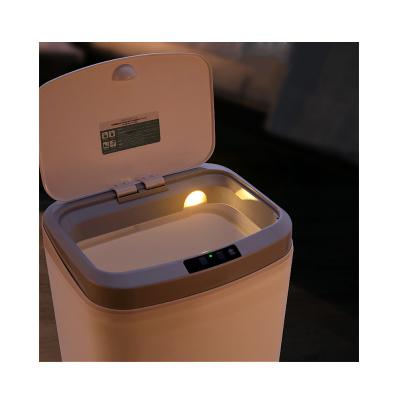 China Viable Plastic Smart Automatic Trash Bin Hygiene Feminine Garbage Bin for sale