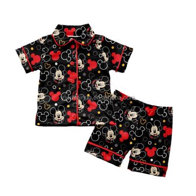 China 2020 Plus Size Kids Pajamas Set Satin Pijamas Kids Organic Soft Pajamas Kids Silk Pajamas for sale