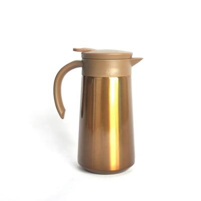 China New Arrival Sustainable Coffee Vacuum Flask Stainless Steel Double Wall Insulated Coffee Thermal /Tea Pot for sale