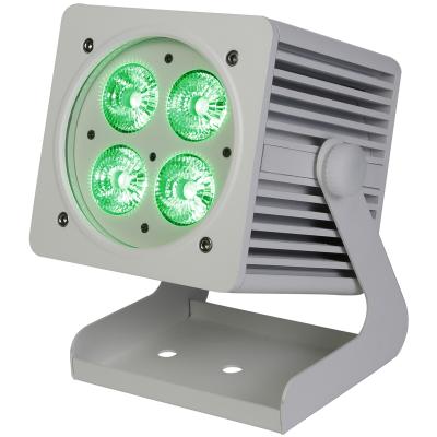 China Waterproof Battery Operated Stage Light 4X18W IP65 DMX512 WIFI LED LED Par Light for sale