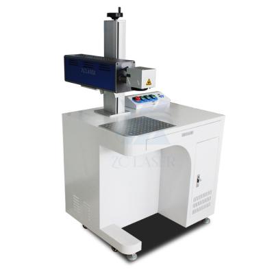 China 20w 30w 50w Double Red Light Air Cooled Desktop CO2 Laser Marking Machine For Plastic Rubber for sale