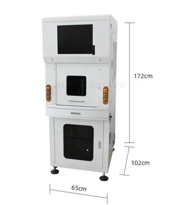 China Air Cooled 20W 30w 60w JPT MOPA Top Selling 3d/2.5d Full Automatic Fiber Laser Engraving Machine 50w Galvo Laser Marking Machine for sale