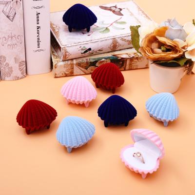 China Cute Type Ring Earring Box Shell Shape Jewelry Packaging Jewelry Packaging Shell Jewelry Packaging Shell Type Cartoon Ring Box Jewelry Packaging for sale