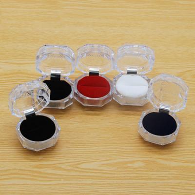 China Acrylic Transparent Octagon Ring Jewelry Package Box Large Plastic Jewelry Packaging Manufacturers Spot Box Wholesale for sale