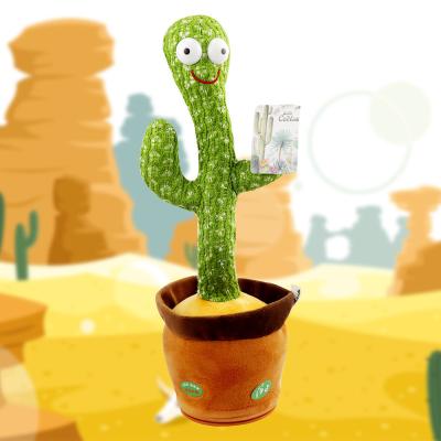 China Kids Play Refill Twist Dancing Cactus Valentine's Day Gift Play Flower Cactus Twist Enchanting Music Sing Dancing Cactus Toy for sale