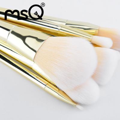 China Angular Blush Soft Dense Synthetic Wholesale Professional Makeup Brushes 7pcs Face/Eye Makeup Brushes Private Label Top Set Brush for sale