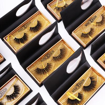 China Reusable eye lashesh set t 3D 5D mink eyelash real seller customized wholesale eyelash boxes eyelash boxes for sale